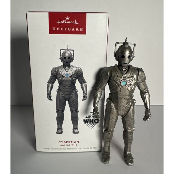 Hallmark Keepsake Christmas Ornament Dr Doctor Who Cyberman Cyber Man 2024 New - Picture 1 of 4